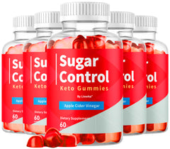 LIVORKA SugarControl Keto Gummies bottle on kitchen shelf, convenient daily supplement for keto-friendly routines.