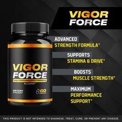 LIVORKA Vigor Force capsules closeup for daily use.