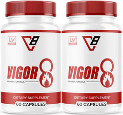 LIVORKA Vigor 8 premium formula bottle front supports a simple daily routine for men.