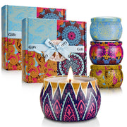 LKDJR Scented Candle Gift Set packaging showcases premium gift-ready presentation.