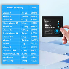 LLVYUO Natener Man NAD+ Ashwagandha capsules for cellular vitality and energy