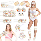 Lnkful Castor Oil Pack Wrap on the waist for targeted relaxation and comfort.
