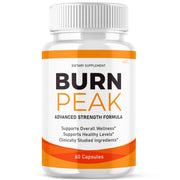 Lofero Burn Peak Capsules bottle on desk signaling energy support.
