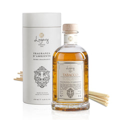 Logevy Firenze 1965 tobacco-toscano diffuser bottle with elegant glass enhances living room ambiance