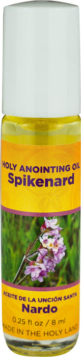 LOGOS Holy Anointing Oil Spikenard Jerusalem roller bottle for easy, even application during prayer
