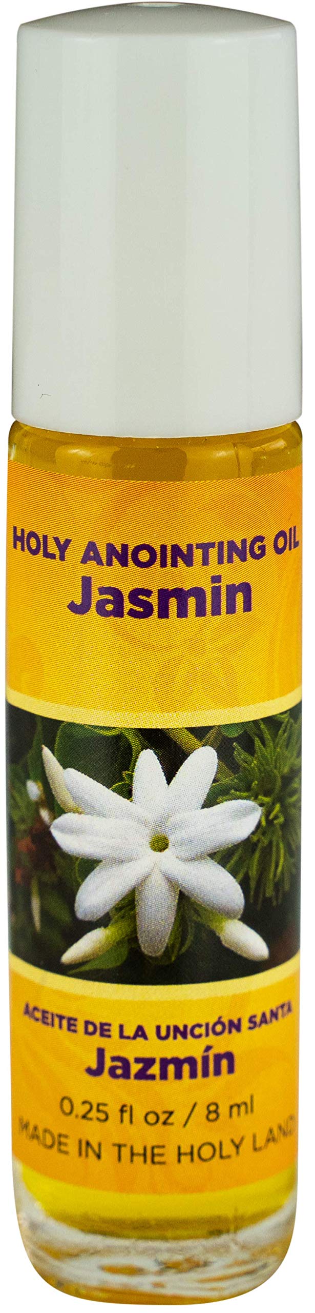 LOGOS Holy Jasmin oil roller bottle ready for easy application during prayer.