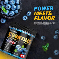 loiomay gummies ingredient panel highlighting BCAA and taurine for workout endurance