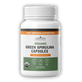 Lone Star Botanicals Spirulina capsules bottle view highlighting pure plant energy support