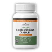 Lone Star Botanicals Spirulina capsules bottle view highlighting pure plant energy support