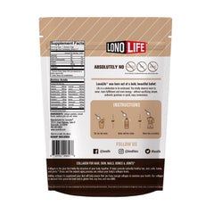 LonoLife Mocha Collagen stick-pack on the go for keto fueling