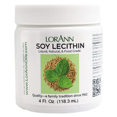 LorAnn Lecithin Liquid jar front view for emulsifying chocolate and candy textures