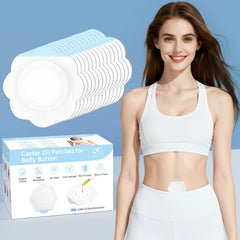 Loshuer Castor Oil Patches XL pack, convenient night-care solution.