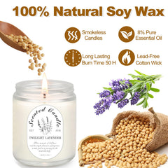 LOSNYA ponderosa pine candle jar evokes warm forest vibes and comfort.