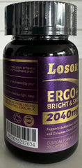 Losoki Ergo+ 2040mg ergothioneine section emphasizes antioxidant support