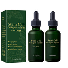 Lotmay Stem Cell Collagen Drops bottle pour for easy daily dosing in routine.