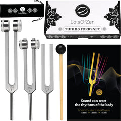 LOTS OF ZEN 128Hz tuning fork for sound healing and meditation.