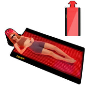 Lovank red light therapy mat provides full-body coverage for at-home sessions.