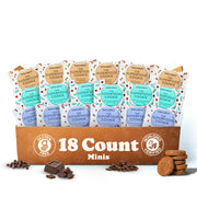 Love + Chew Mini Vegan Cookies pack front, gluten-free indulgence for on-the-go snacking