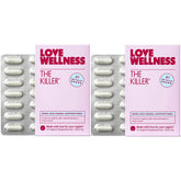 Love Wellness The Killer boric acid suppositories pack for pH support.