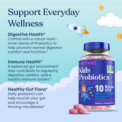 LOVEBUG Probiotics for kids aged 4+ used daily during routine