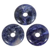 Loveliome crystal donut charms close-up, ideal for DIY jewelry and home decor.