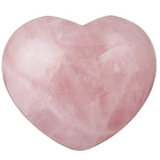 Loveliome rose quartz heart polished for meditation and positive energy.
