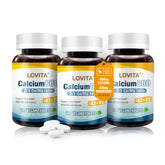 LOVITA calcium citrate 800mg bottle promotes gentle absorption and daily bone support.