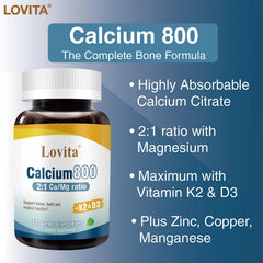 LOVITA magnesium 400mg tablets shown for balanced mineral support and muscle comfort.