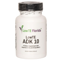 LowTE Florida ADK bottle pour showing a bone-supporting daily supplement action