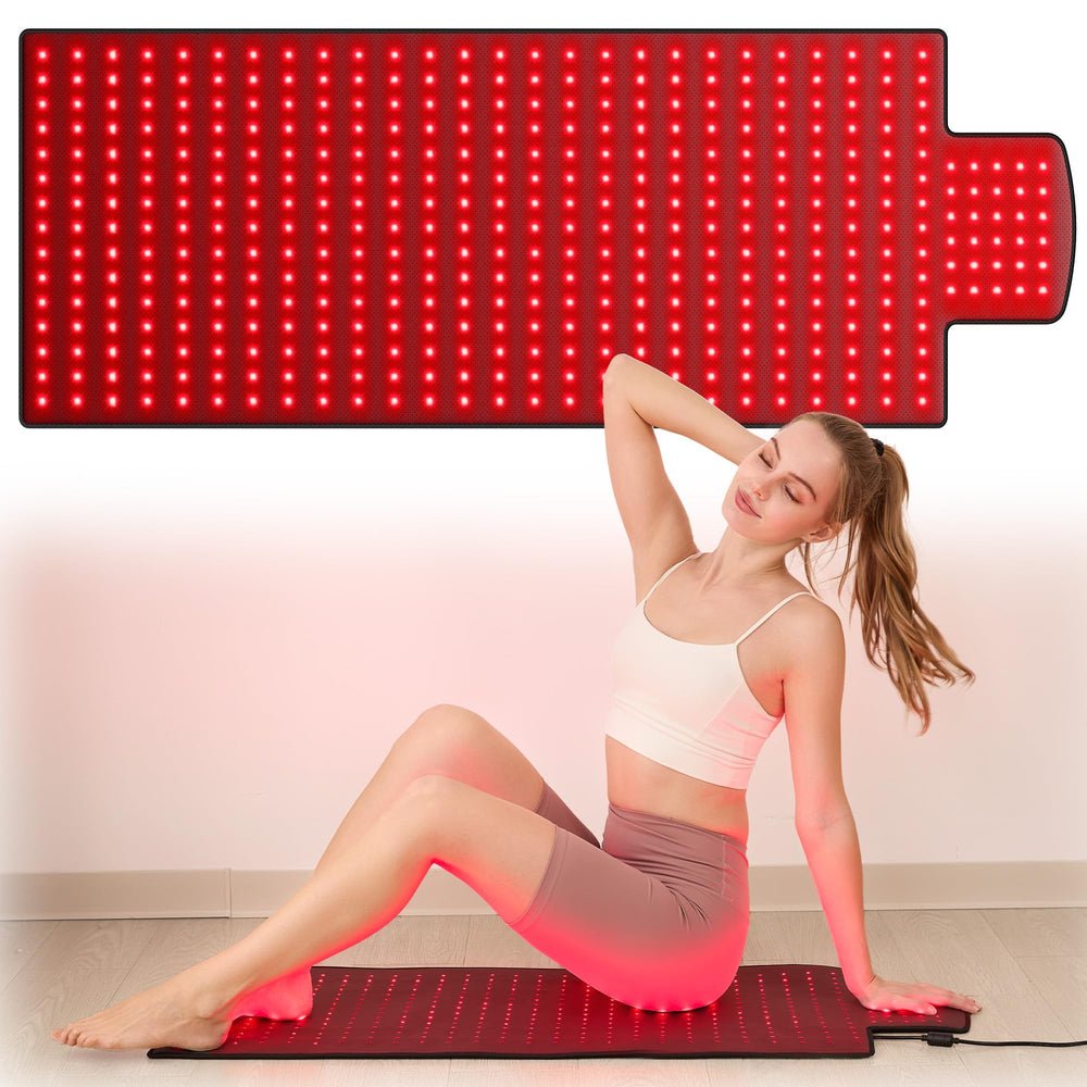 LPKP red light therapy mat shows full-body coverage for larger treatment areas.