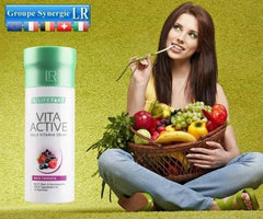 LR Lifetakt Vita Active Red Fruit Drink among berries, grapes, and pomegranate flavor