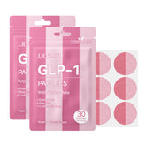 LRNASH GLP-1 patches packaging presents a plant-based wellness option for daily use.