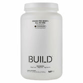 LTH Build chocolate protein bottle shows on-the-go meal replacement potential.
