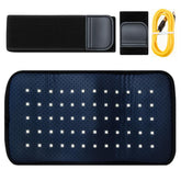 LTW Red Light Therapy Belt on shoulder for targeted warmth and comfort.