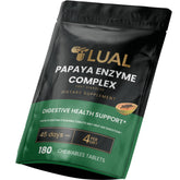 LUAL Papaya Enzyme Complex bottle offers convenient daily digestion support