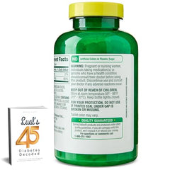 Lual Spring Valley Magnesium tablets vegetarian formula with no gluten or lactose.