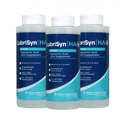 LubrisynHA bottle pouring for convenient daily joint support