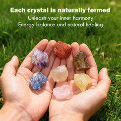 Ludesenimue Amethyst raw crystal calms the mind in evening meditation