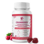 Lukaree Cranberry Gummies for Women bottle front promotes daily wellness.