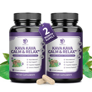 Lukaree Kava Capsules bottle for calm focus during busy days.
