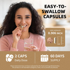 Lukaree L-Theanine and Magnesium capsules shown for calm focus.