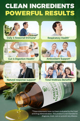 Lukaree oregano oil with turmeric oil label emphasizing a potent 4-in-1 blend