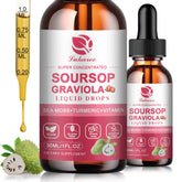 Lukaree Soursop liquid bottle shows 20X concentrate for daily wellness