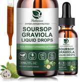 Lukaree Soursop liquid drop bottle 1oz for daily immune and digestion support.