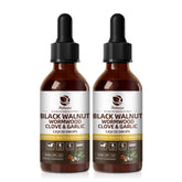 Lukaree Wormwood Black Walnut Clove tincture bottle for daily gut support