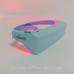Lukirch red light glasses 670nm feature hands-free design for easy daily wear.