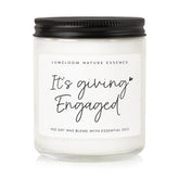 Lumeloom engagement candle lavender-9oz highlights a calming scent for gifting