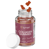 Lumen Naturals Collagen Gummies bottle front view for daily beauty ritual.