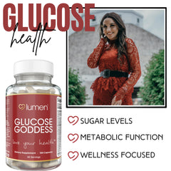 Lumen Naturals Gluco Goddess L-Taurine for gentle daily energy.