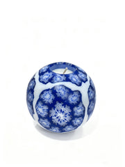 LumeTon spherical candle artwork adds decorative glow to a room